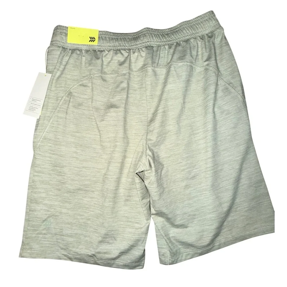 All in Motion Men's Soft Stretch Shorts Cement Gray Athletic,‎ Size XXL, NWT